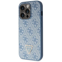 Guess GUHCP15LP4TDSCPB iPhone 15 Pro 6.1" blue/blue hardcase Crossbody 4G Metal Logo