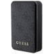 Guess Powerbank 18W GUPB10DP4GEGK 10000mAh black/black 4G Leather Metal Logo