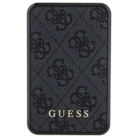 Guess Powerbank 18W GUPB10DP4GEGK 10000mAh black/black 4G Leather Metal Logo