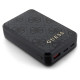 Guess Powerbank 18W GUPB10DP4GEGK 10000mAh black/black 4G Leather Metal Logo