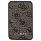 Guess Powerbank 18W GUPB10DP4GEGW 10000mAh brown/brown 4G Leather Metal Logo