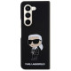 Karl Lagerfeld KLHCZFD5SNIKBCK Z Fold5 hardcase black/black Silicone Ikonik