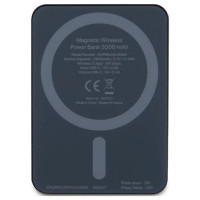 Guess MagSafe 4G Strassed Metal Logo induction power bank 5W 3000mAh - black