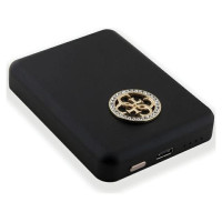 Guess MagSafe 4G Strassed Metal Logo induction power bank 5W 3000mAh - black