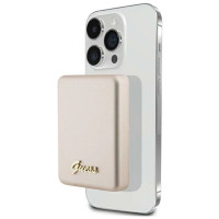 Guess MagSafe Metal Script Logo induction power bank 5W 3000mAh - gold