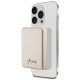 Guess MagSafe Metal Script Logo induction power bank 5W 3000mAh - gold