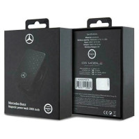 Mercedes Powerbank Mercedes Stars Pattern MagSafe 5W 3000mAh - black