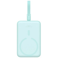 Baseus Magnetic Mini MagSafe 10000mAh 20W powerbank with built-in Lightning cable - blue + Baseus Simple Series USB-C - USB-C 60W 0.3m cable