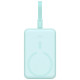 Baseus Magnetic Mini MagSafe 10000mAh 20W powerbank with built-in Lightning cable - blue + Baseus Simple Series USB-C - USB-C 60W 0.3m cable