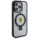 Ferrari FEHMP15LUSCAH iPhone 15 Pro 6.1" transparent hardcase Ring Stand 2023 Collection MagSafe