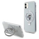 Karl Lagerfeld KLHMN61HMRSKCH iPhone 11 / Xr 6.1" white/white hardcase Ring Stand Karl&Choupette MagSafe