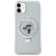 Karl Lagerfeld KLHMN61HMRSKCH iPhone 11 / Xr 6.1" white/white hardcase Ring Stand Karl&Choupette MagSafe