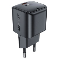 Acefast A77 Mini PD 30W GaN USB-C wall charger - black