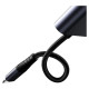 Joyroom SY-L01 Lightning to Lightning / 3.5 mm mini jack DAC adapter 2in1 - black