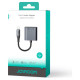 Joyroom SY-L01 Lightning to Lightning / 3.5 mm mini jack DAC adapter 2in1 - black