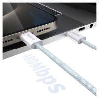 Dudao L6C USB-C - USB-C PD 30W cable 2m - light blue