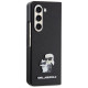 Karl Lagerfeld Saffiano Karl&Choupette Pin case for Samsung Galaxy Z Fold 5 - black
