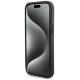 Karl Lagerfeld Gripstand Saffiano Karl&Choupette Pins case for iPhone 15 - black