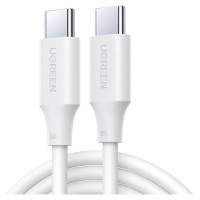 Ugreen US562 USB-C - USB-C PD QC cable 100W 480Mb/s 1m - white