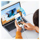 Ugreen US562 USB-C - USB-C PD QC cable 100W 480Mb/s 1m - white
