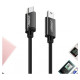 Ugreen US242 USB-C (male) / mini USB (male) cable 1 m - black