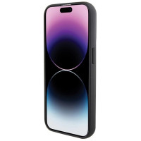 Karl Lagerfeld Gripstand Saffiano Choupette Pins case for iPhone 14 Pro - black