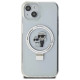 Karl Lagerfeld Ring Stand Karl&Choupette MagSafe case for iPhone 14 / 15 / 13 - white