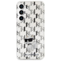 Karl Lagerfeld KLHCS23FEHNCMKLT S23 FE S711 transparent hardcase Monogram Choupette