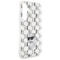 Karl Lagerfeld KLHCS23FEHNCMKLT S23 FE S711 transparent hardcase Monogram Choupette