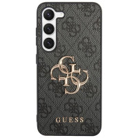 Guess 4G Big Metal Logo Case for Samsung Galaxy S24+ - Black