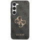 Guess 4G Big Metal Logo Case for Samsung Galaxy S24+ - Black