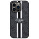 Guess 4G Printed Stripes MagSafe case for iPhone 15 Pro Max - black