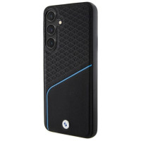 BMW BMHMS24M23RDCLK S24+ S926 black/black hardcase Signature Leather Textured & Line MagSafe