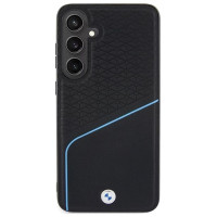 BMW BMHMS24M23RDCLK S24+ S926 black/black hardcase Signature Leather Textured & Line MagSafe