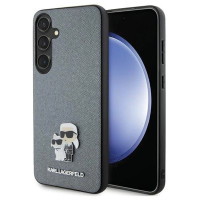 Karl Lagerfeld KLHCS24SPSAKCMPG S24 S921 hardcase gray/gray Saffiano Karl & Choupette Metal Pin