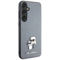 Karl Lagerfeld KLHCS24SPSAKCMPG S24 S921 hardcase gray/gray Saffiano Karl & Choupette Metal Pin