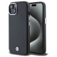 BMW Signature Wrapped Metal MagSafe Case for iPhone 15/14/13 - Black