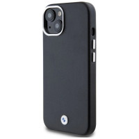 BMW Signature Wrapped Metal MagSafe Case for iPhone 15/14/13 - Black