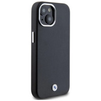BMW Signature Wrapped Metal MagSafe Case for iPhone 15/14/13 - Black