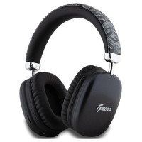Guess GCube Metallic Script Logo Headphones - Black