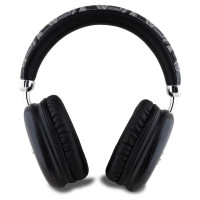 Guess GCube Metallic Script Logo Headphones - Black