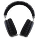 Guess GCube Metallic Script Logo Headphones - Black