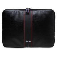 BMW Carbon & Red Stripe sleeve for a 14" laptop - black