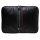 BMW Carbon & Red Stripe sleeve for a 14" laptop - black