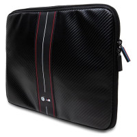 BMW Carbon & Red Stripe sleeve for a 14" laptop - black