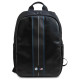BMW Carbon & Blue Stripe backpack for a 16" laptop - black