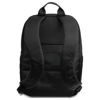 BMW Carbon & Blue Stripe backpack for a 16" laptop - black