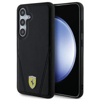 Ferrari Hot Stamp V Lines MagSafe case for Samsung Galaxy S24 - black