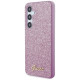 Guess Glitter Script case for Samsung Galaxy S24+ - purple