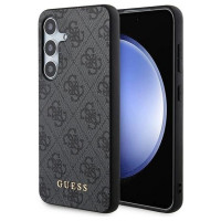 Guess 4G Metal Gold Logo case for Samsung Galaxy A55 - black